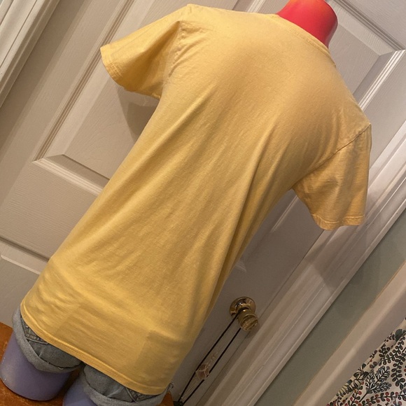 Disney Yellow Rainbow 🌈 Short Sleeve Tee with Retro Monorail Design - Picture 9 of 11